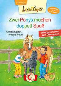 Vorderes Coverbild Lesetiger - Zwei Ponys machen doppelt Spaß