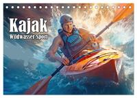 Vorderes Coverbild Kayak Wildwasser Sport (Tischkalender 2026 DIN A5 quer), CALVENDO Monatskalender