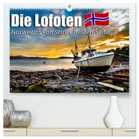 Vorderes Coverbild Die Lofoten - Norwegen von seiner besten Seite (hochwertiger Premium Wandkalender 2025 DIN A2 quer), Kunstdruck in Hochglanz