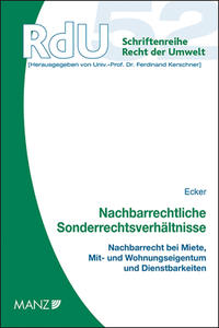 Vorderes Coverbild Nachbarrechtliche Sonderrechtsverhältnisse