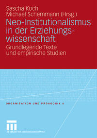 Vorderes Coverbild Neo-Institutionalismus in der Erziehungswissenschaft