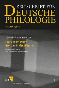 Vorderes Coverbild Grenzen im Raum – Grenzen in der Literatur