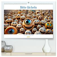 Vorderes Coverbild Bitte lächeln. Am besten jeden Tag. (hochwertiger Premium Wandkalender 2025 DIN A2 quer), Kunstdruck in Hochglanz