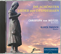 Vorderes Coverbild CD - Die schönsten Lieder aus Ostpreußen