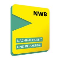 Vorderes Coverbild Themenpaket NWB Nachhaltigkeit und Reporting