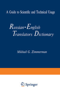 Vorderes Coverbild Russian-English Translators Dictionary