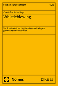 Vorderes Coverbild Whistleblowing