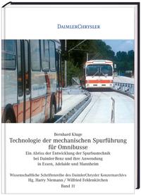 Vorderes Coverbild Technologie der mechanischen Spurführung für Omnibusse