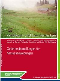Vorderes Coverbild Wildbach- und Lawinenverbau Heft 166 Gefahrendarstellungen für Massenbewegungen