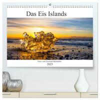 Vorderes Coverbild Das Eis Islands (hochwertiger Premium Wandkalender 2025 DIN A2 quer), Kunstdruck in Hochglanz