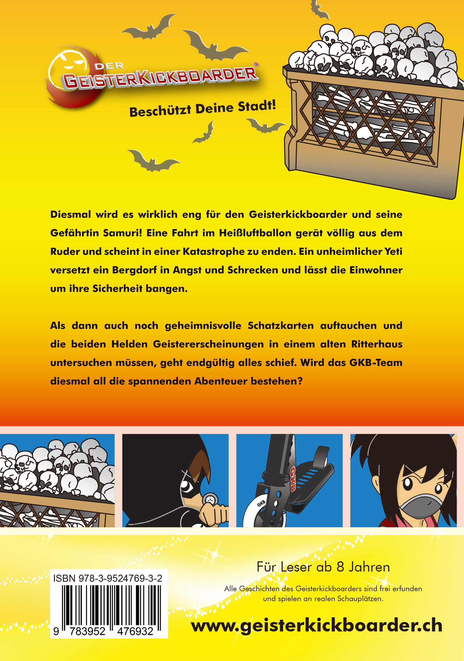 Rückseitencover Der Geisterkickboarder Band 8