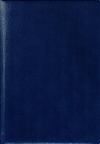 Vorderes Coverbild Zettler - Buchkalender 2025 blau, 14,5x21cm, Taschenkalender mit 336 Seiten im wattiertem Kunststoffeinband, 7 Tage auf 6 Seiten, Tages- und Wochenzählung und deutsches Kalendarium