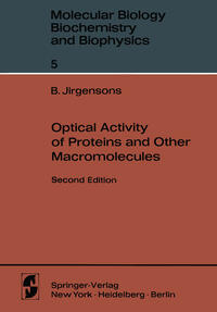 Vorderes Coverbild Optical Activity of Proteins and Other Macromolecules