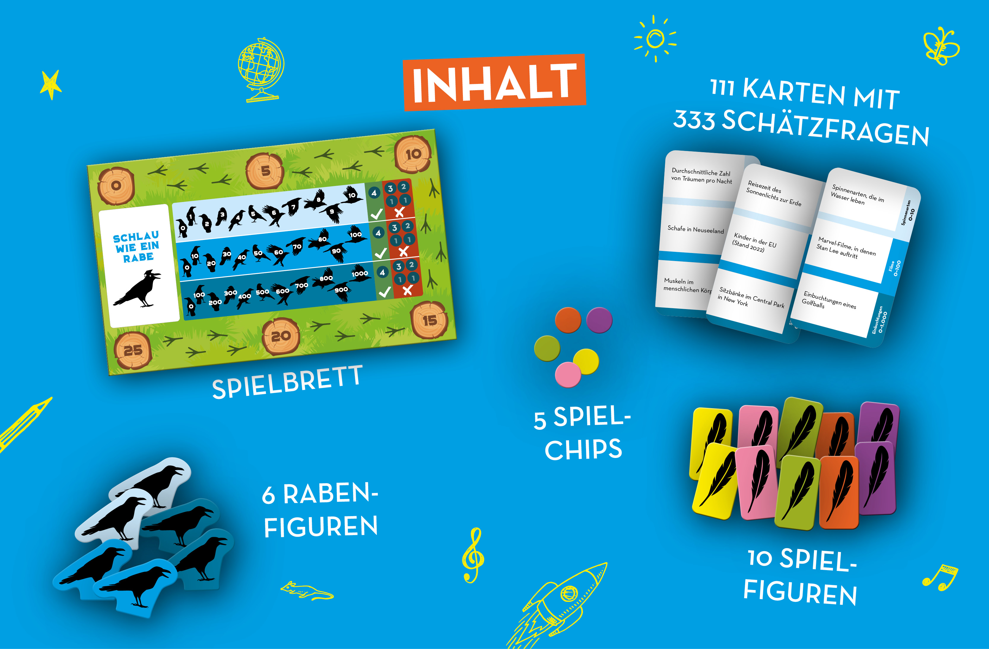 Beispielinhalt (Bild) Schlau wie ein Rabe