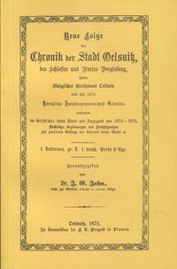 Vorderes Coverbild Chronik der Stadt Oelsnitz, des Schlosses und Amts Voigtsberg