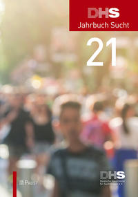 Vorderes Coverbild DHS Jahrbuch Sucht 2021