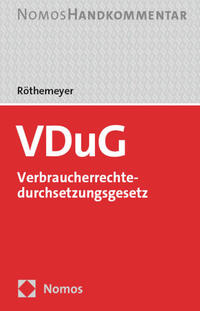 Vorderes Coverbild VDuG – Verbraucherrechtedurchsetzungsgesetz