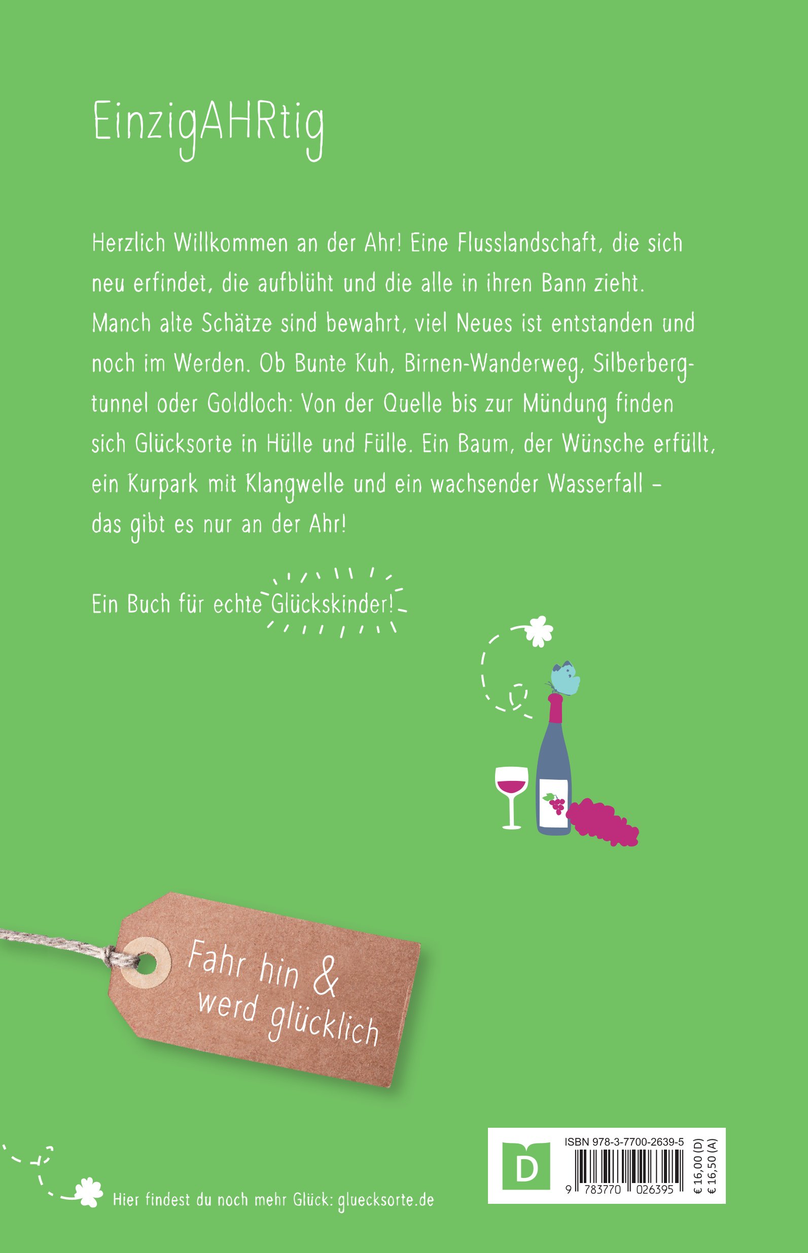 Rückseitencover Glücksorte an der Ahr