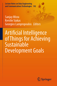 Vorderes Coverbild Artificial Intelligence of Things for Achieving Sustainable Development Goals