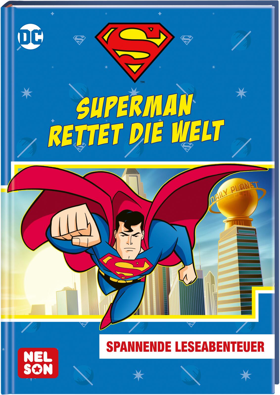 Vorderes Coverbild DC Superhelden: Superman rettet die Welt