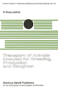 Vorderes Coverbild Transport of Animals Intended for Breeding, Production and Slaughter