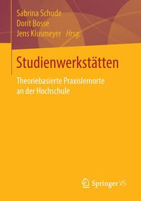 Vorderes Coverbild Studienwerkstätten in der Lehrerbildung
