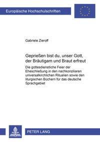 Vorderes Coverbild Gepriesen bist du, unser Gott, der Bräutigam und Braut erfreut!