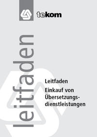 Vorderes Coverbild Einkauf von Übersetzungsdienstleistungen