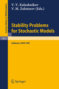 Vorderes Coverbild Stability Problems for Stochastic Models
