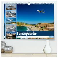 Vorderes Coverbild Flugzeugkalender 2025 (hochwertiger Premium Wandkalender 2025 DIN A2 quer), Kunstdruck in Hochglanz