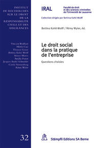 Vorderes Coverbild Le droit social dans la pratique de l'entreprise