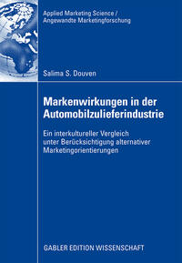 Vorderes Coverbild Markenwirkungen in der Automobilzulieferindustrie