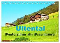 Vorderes Coverbild Ultental Wunderschöne alte Bauernhäuser (Tischkalender 2025 DIN A5 quer), CALVENDO Monatskalender
