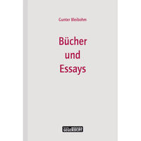 Vorderes Coverbild Bücher und Essays