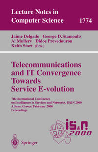 Vorderes Coverbild Telecommunications and IT Convergence. Towards Service E-volution