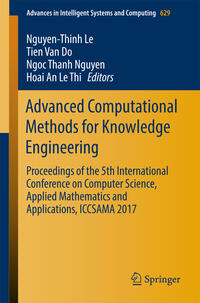 Vorderes Coverbild Advanced Computational Methods for Knowledge Engineering