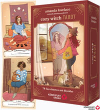 Vorderes Coverbild Cozy Witch Tarot - DAS Tarot für alle jungen Hexen!