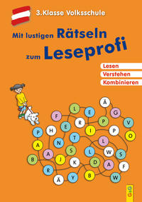 Vorderes Coverbild Mit lustigen Rätseln zum Leseprofi - 3. Klasse Volksschule