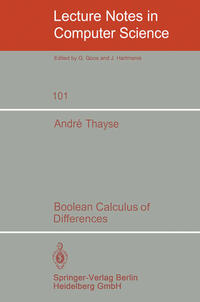 Vorderes Coverbild Boolean Calculus of Differences