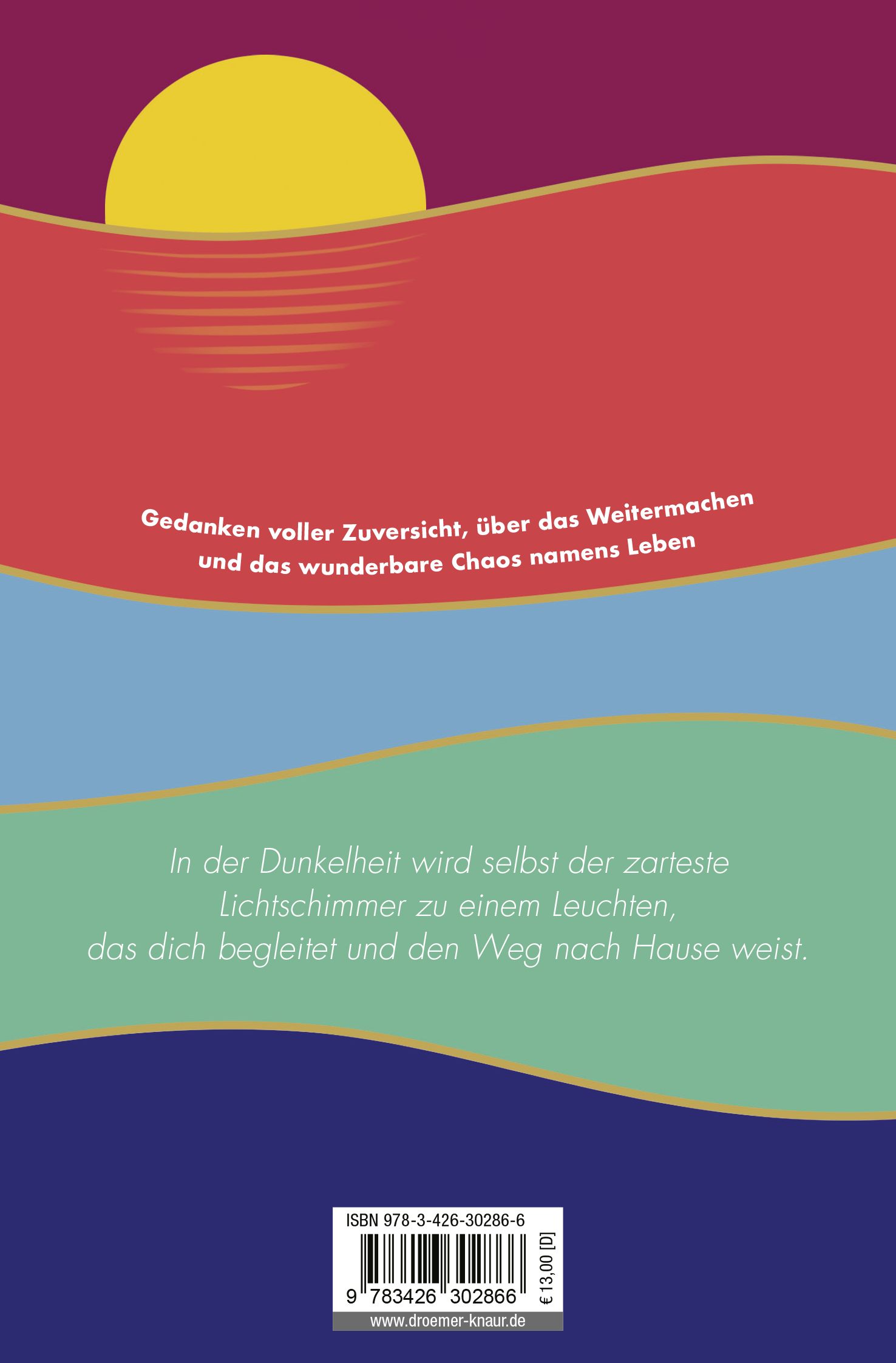 Rückseitencover The Comfort Book – Gedanken, die mir Hoffnung machen