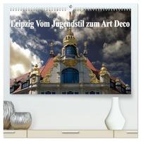 Vorderes Coverbild Leipzig - Vom Jugendstil zum Art Deco (hochwertiger Premium Wandkalender 2025 DIN A2 quer), Kunstdruck in Hochglanz