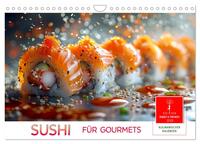 Vorderes Coverbild Sushi für Gourmets (Wandkalender 2025 DIN A4 quer), CALVENDO Monatskalender