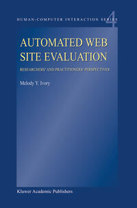 Vorderes Coverbild Automated Web Site Evaluation