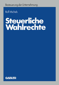 Vorderes Coverbild Steuerliche Wahlrechte