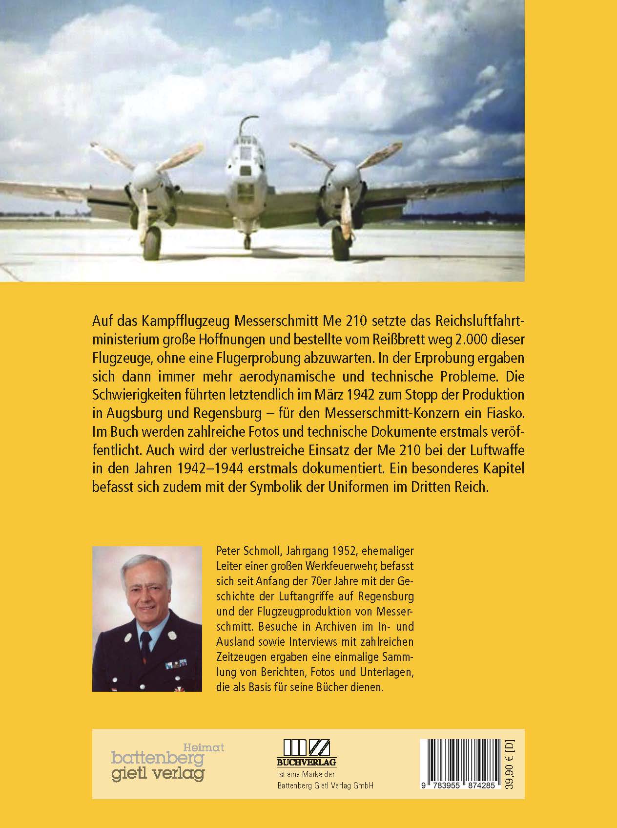 Rückseitencover Messerschmitt Me 210