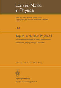 Vorderes Coverbild Topics in Nuclear Physics I