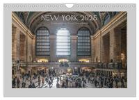 Vorderes Coverbild New York – Von Brooklyn zur Grand Central Station (Wandkalender 2025 DIN A4 quer), CALVENDO Monatskalender