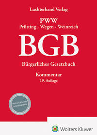 Vorderes Coverbild BGB Kommentar