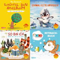 Vorderes Coverbild Maxi-Pixi-4er-Set 110: Bilderbücher zum Mitmachen (4x1 Exemplar)