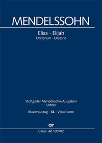 Vorderes Coverbild Elias (Klavierauszug XL)